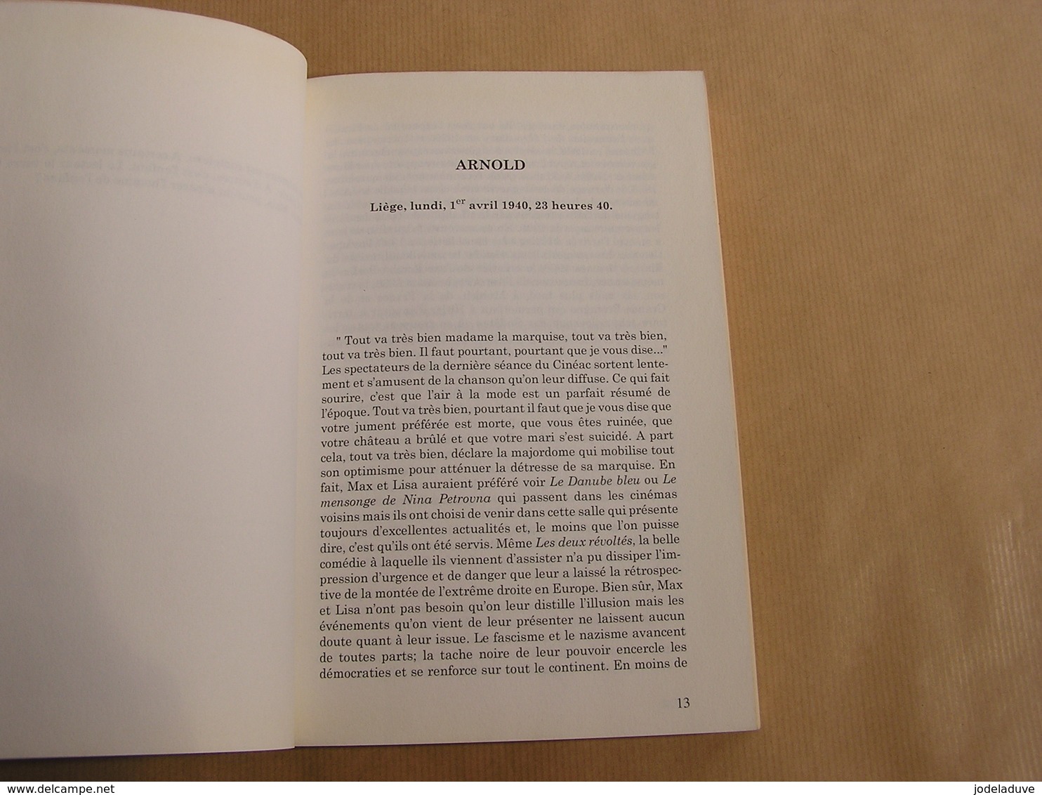 DE TERRE ET DE LARMES Scheinowitz Récits Guerre 40 45 Régionalisme Quiévrain Mons Liège Nice Juif Famille Juive Nazisme - Oorlog 1939-45