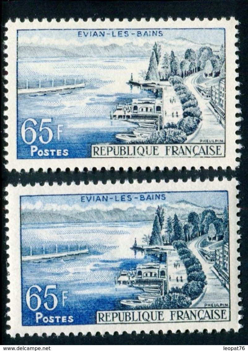 France - N° 1131,1 Exemplaire Clair + 1 Normal - Ref V523 - Neufs