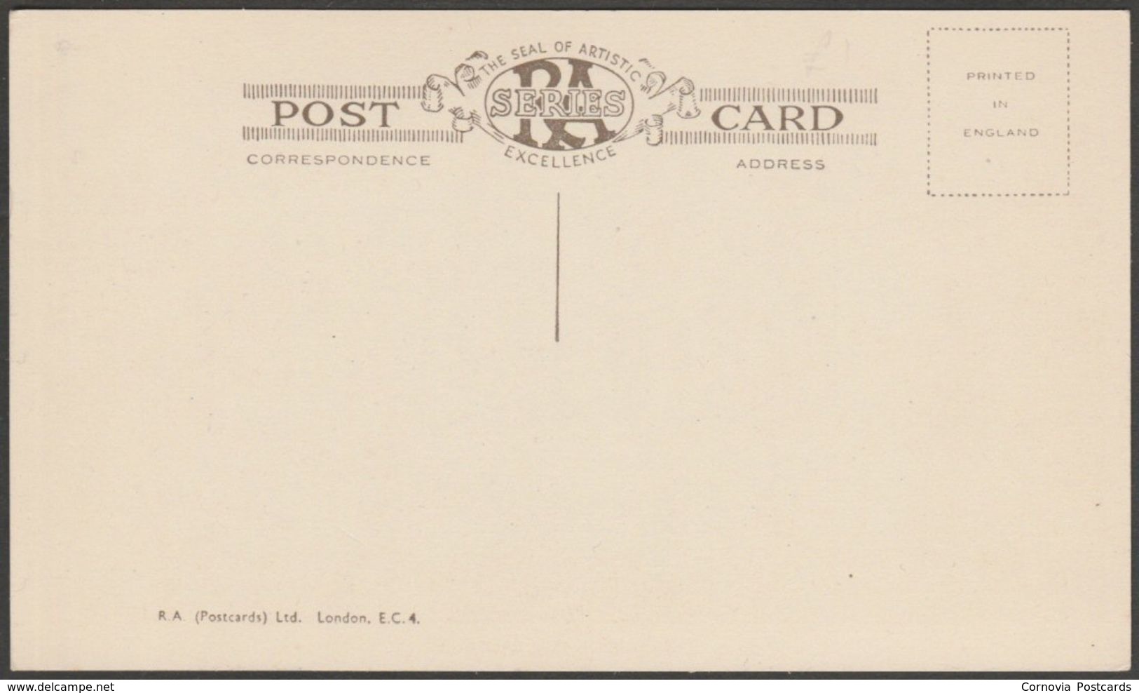 The Guildhall, Salisbury, Wiltshire, C.1930s - RA Series Postcard - Salisbury