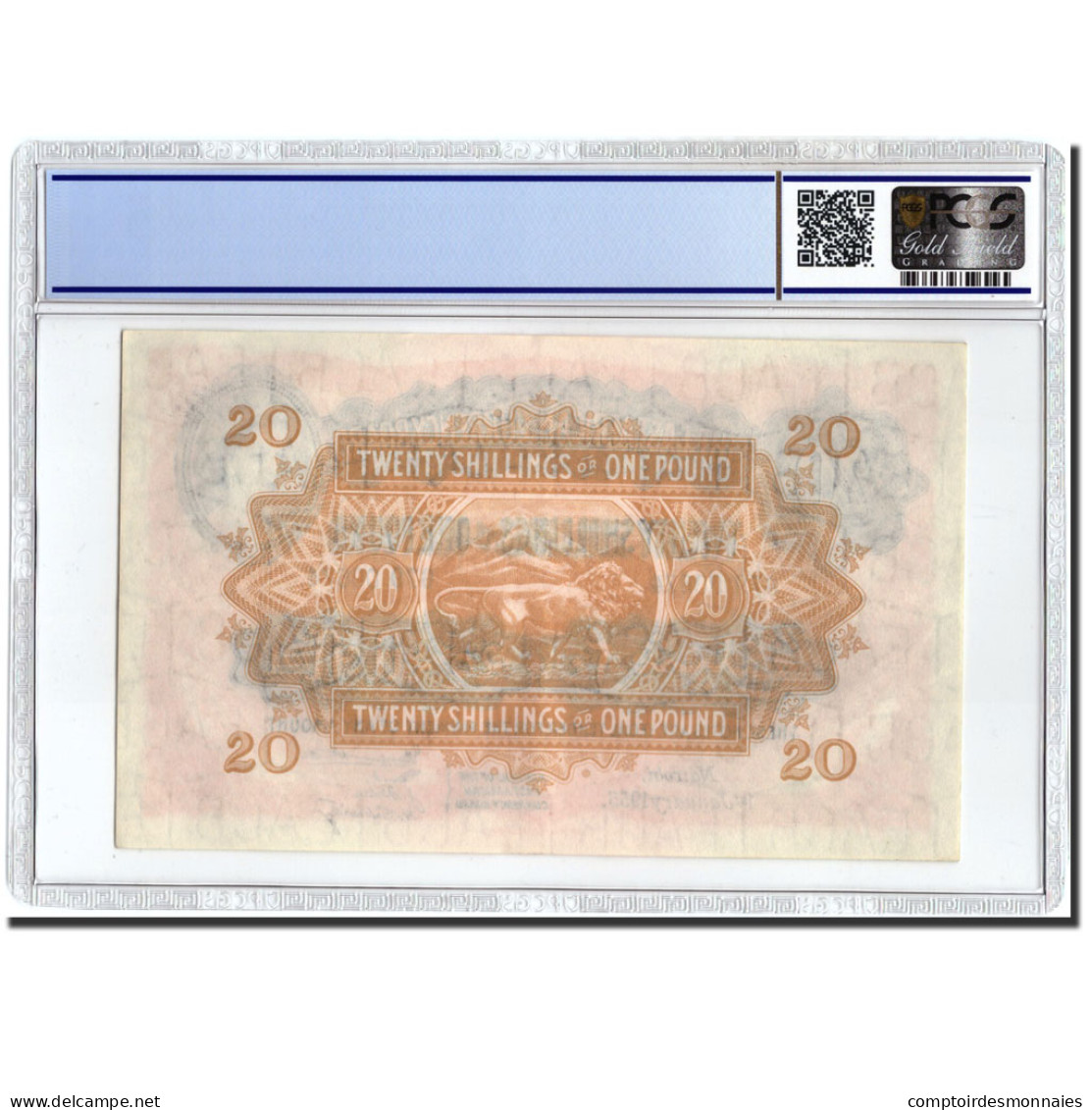 Billet, EAST AFRICA, 20 Shillings = 1 Pound, 1955, 1955-01-01, KM:35, Gradée - Kenia