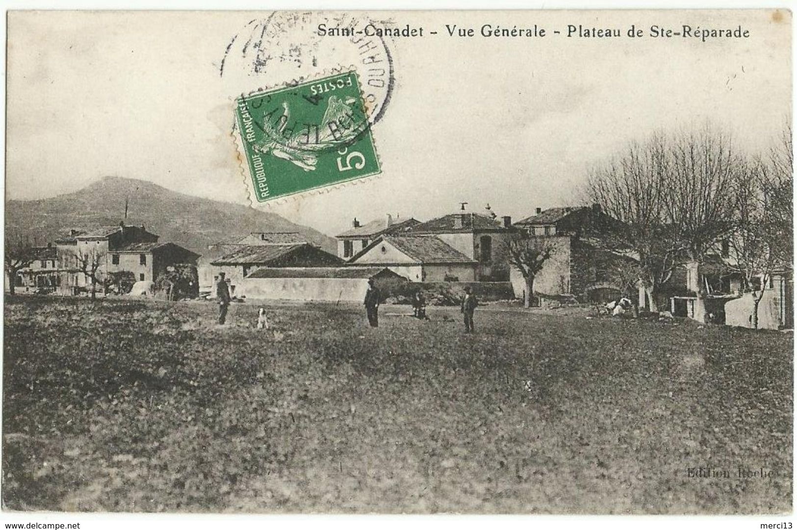 SAINT-CANADET (13) – Vue Générale. Plateau De Ste-Réparade. Edition Roche. - Autres & Non Classés