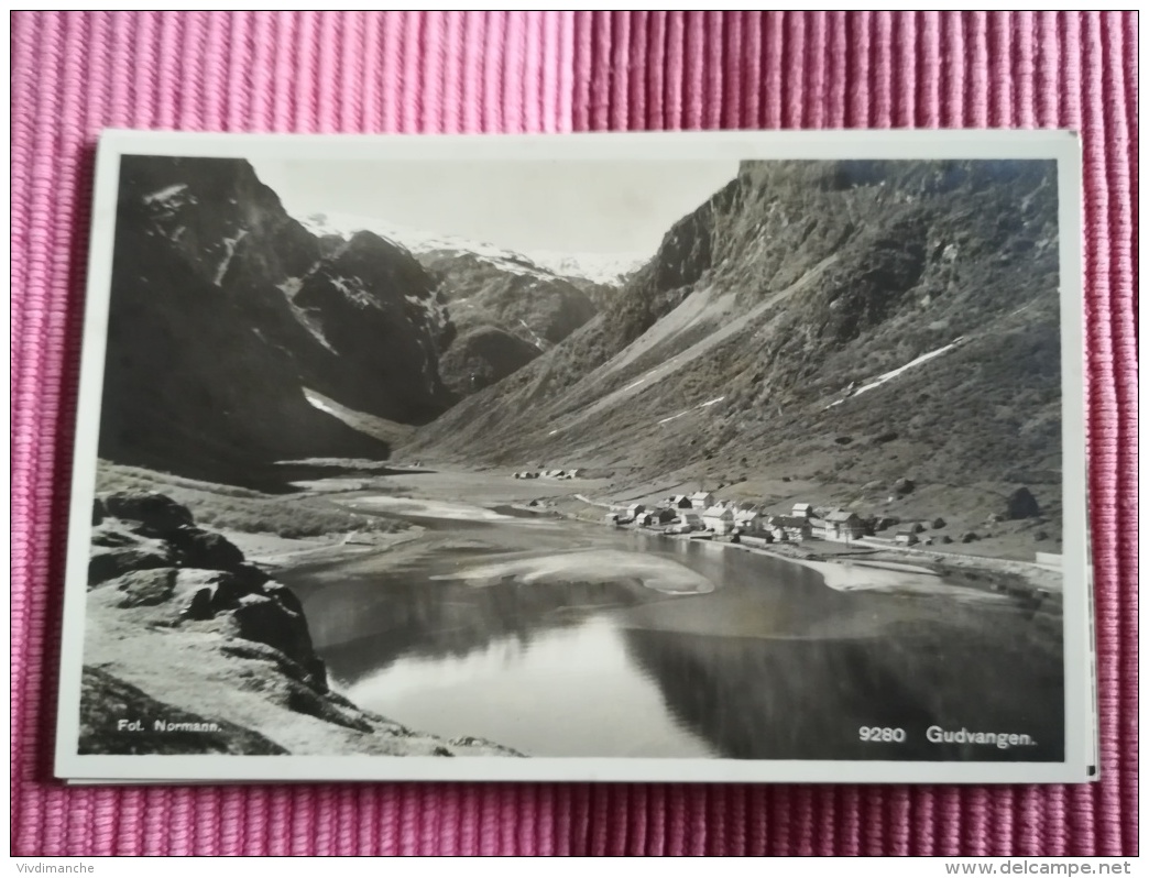 NORVEGE - GUDVANGEN - 9280 - CPA CARTE PHOTO VIERGE TBON ETAT - FOTO NORMANNS HAMAR - Norvège