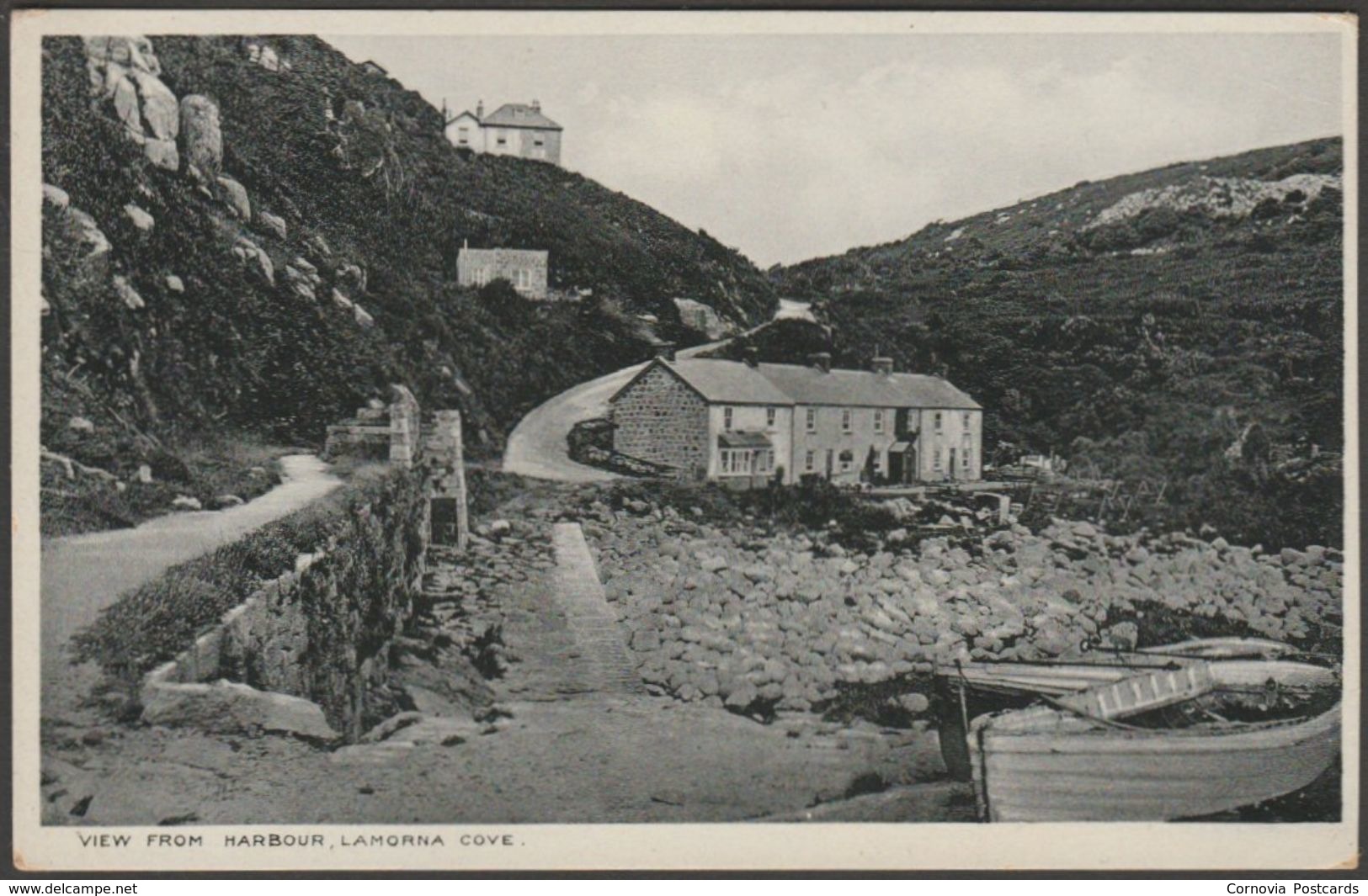 View From Harbour, Lamorna Cove, Cornwall, C.1920 - Postcard - Other & Unclassified