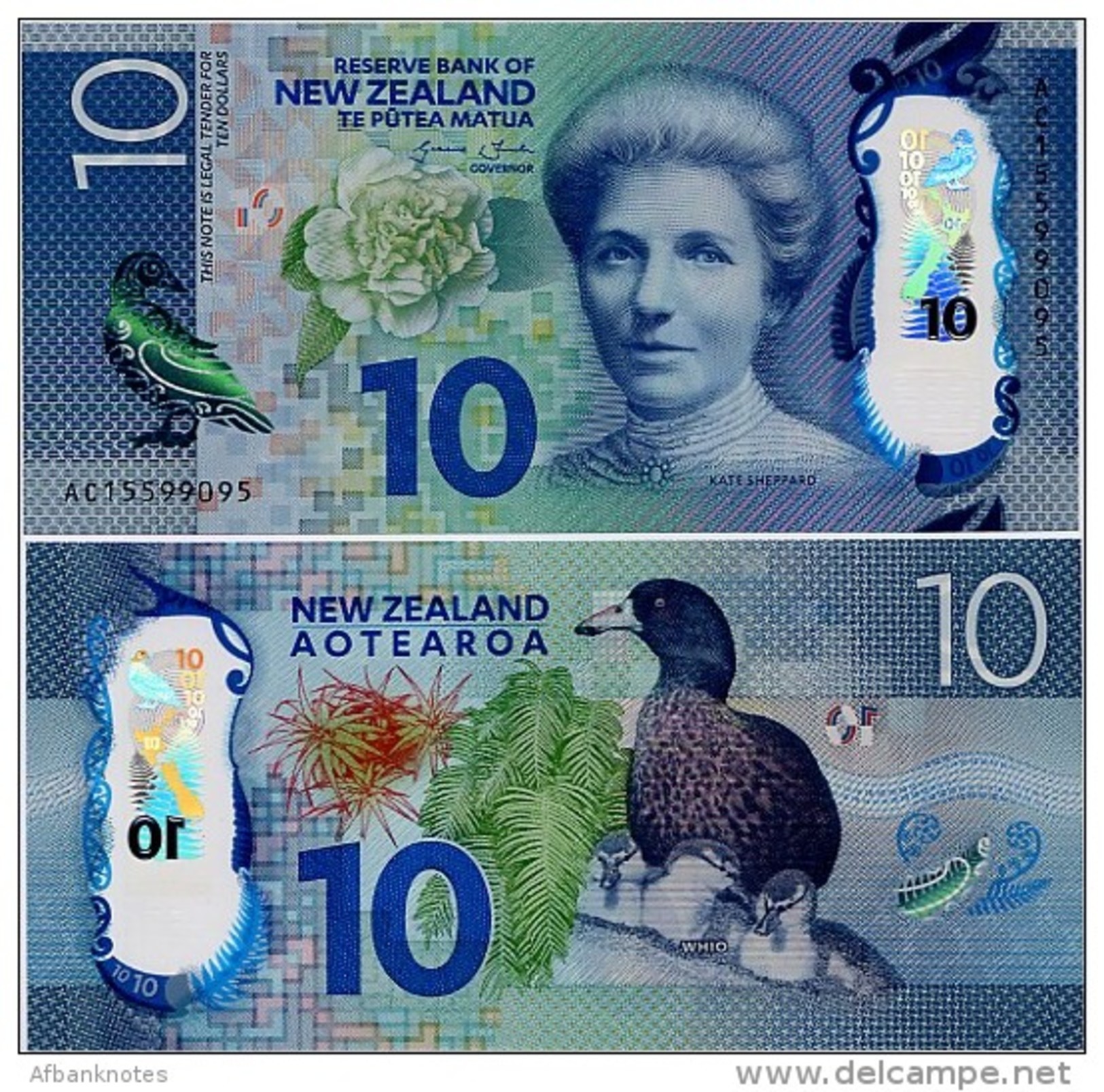 NEW ZEALAND       10 Dollars       P-192       (20)15       UNC - Nuova Zelanda