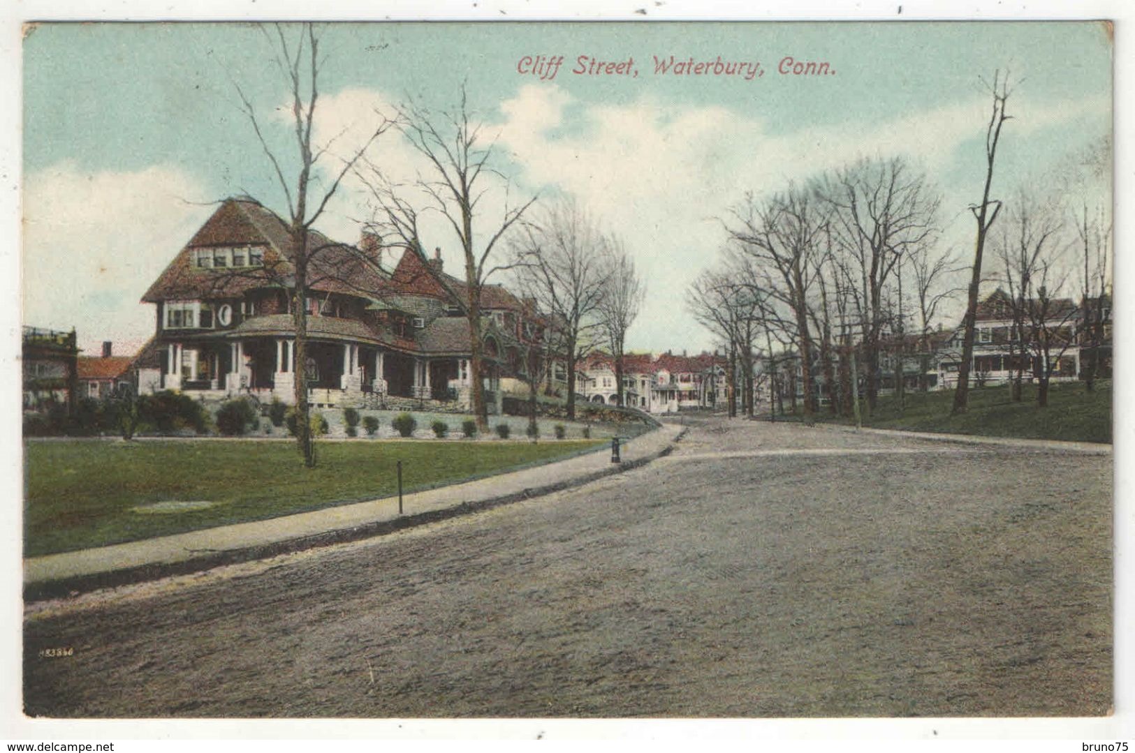 Cliff Street, Waterbury, Conn. - 1910 - Waterbury