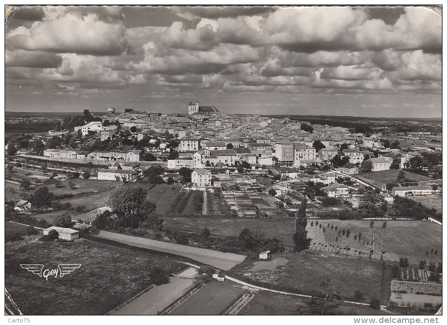 Monflanquin 47 - Vue D'ensemble - 1955 - Monflanquin