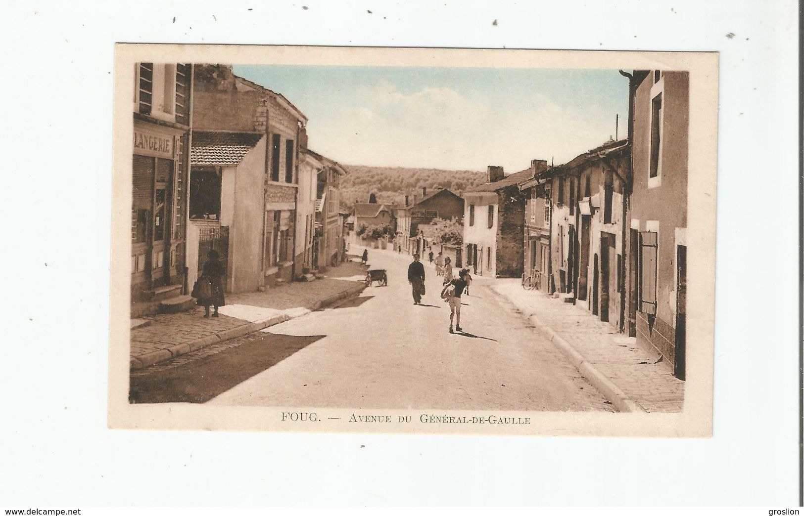 FOUG (54) AVENUE DU GENERAL DE GAULLE (BOULANGERIE ET PETITE ANIMATION) - Foug