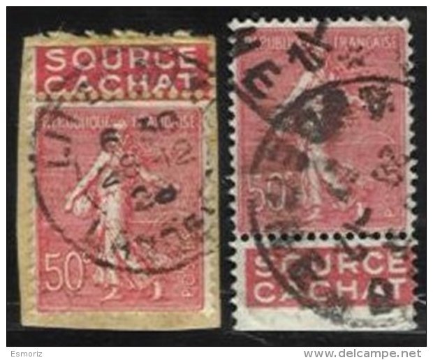 FRANCE, Pub. Labels, Yv 199, Used, F/VF - 1903-60 Semeuse Lignée