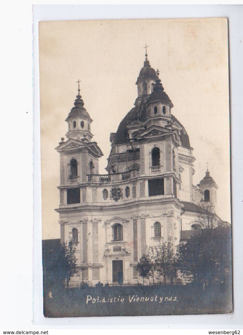 Pazaislio Vienuolynas 1927 PHOTOPOSTCARD 2 Scans - Litauen