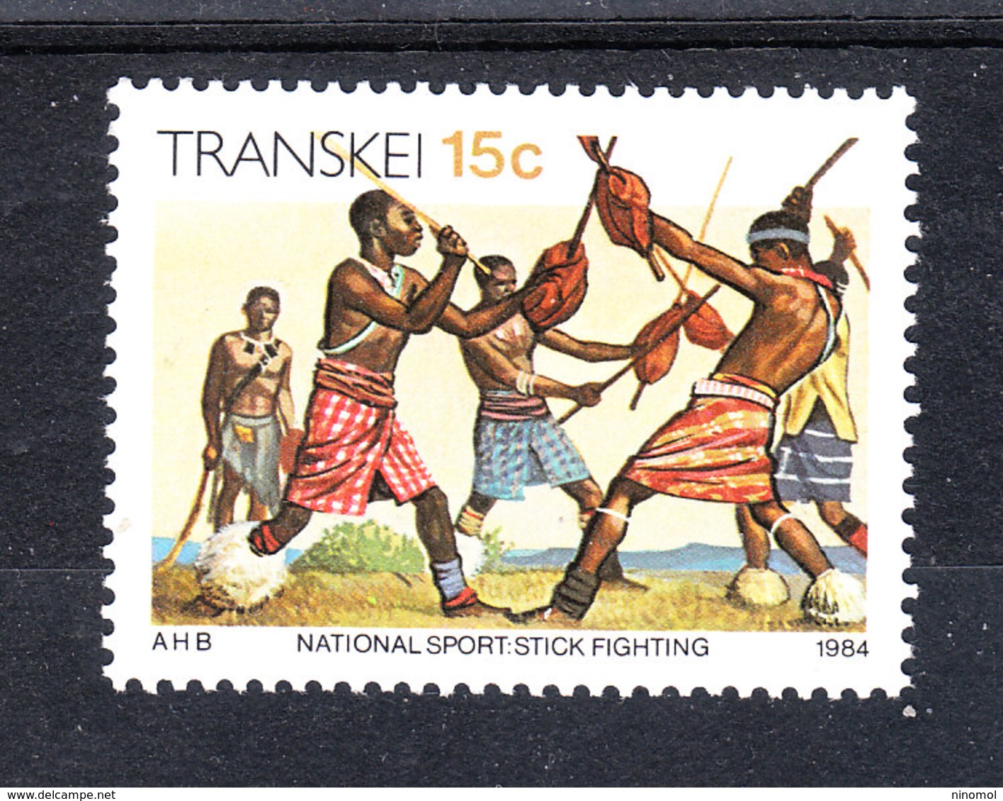 Transkei   -   1984.  Folklore: Lotta Con I Bastoni. Fight With Sticks.  MNH - Non Classificati