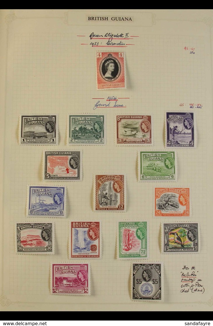 BRITISH WEST INDIES An Attractive All Different 1953-72 Very Fine Mint Collection In Three Volumes, Includes Good Sectio - Andere & Zonder Classificatie