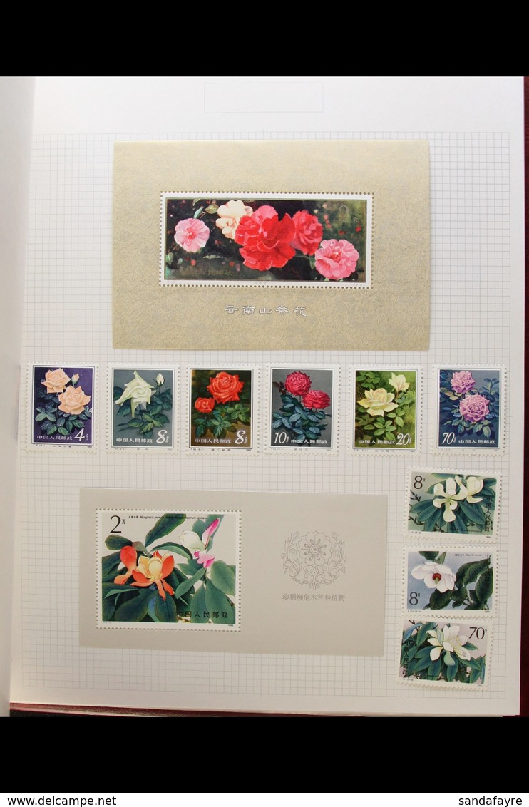 FLOWERS AND PLANTS ON STAMPS - OVER 6,000 STAMPS! An Impressive All Different Fine Mint 1950's To 1980's Foreign Countri - Ohne Zuordnung