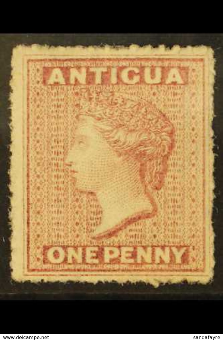 1863-67 1d Rosy Mauve, Watermark Small Star, Rough Perf 14-16, SG 5, Very Fine Mint With Original Gum. For More Images,  - Andere & Zonder Classificatie