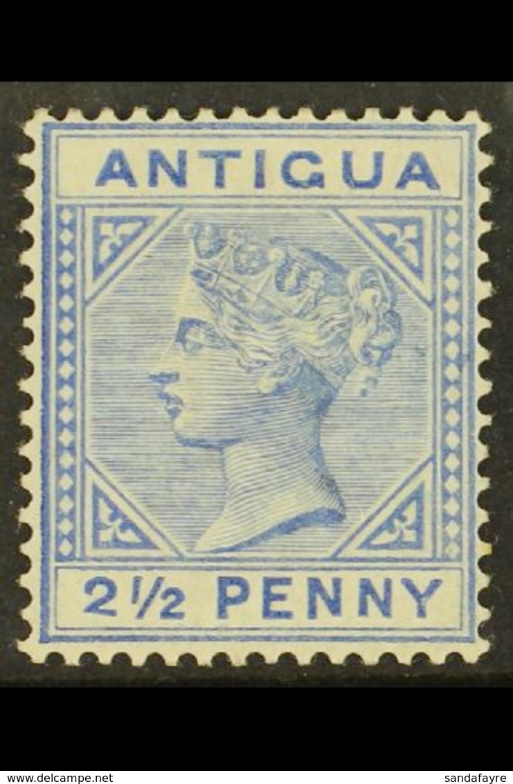 1884 VARIETY 2½d Ultramarine, Wmk Crown CA, Variety "Large 2 In ½ With Slanting Foot" - (Type B), SG 27a, Fine Mint. For - Andere & Zonder Classificatie