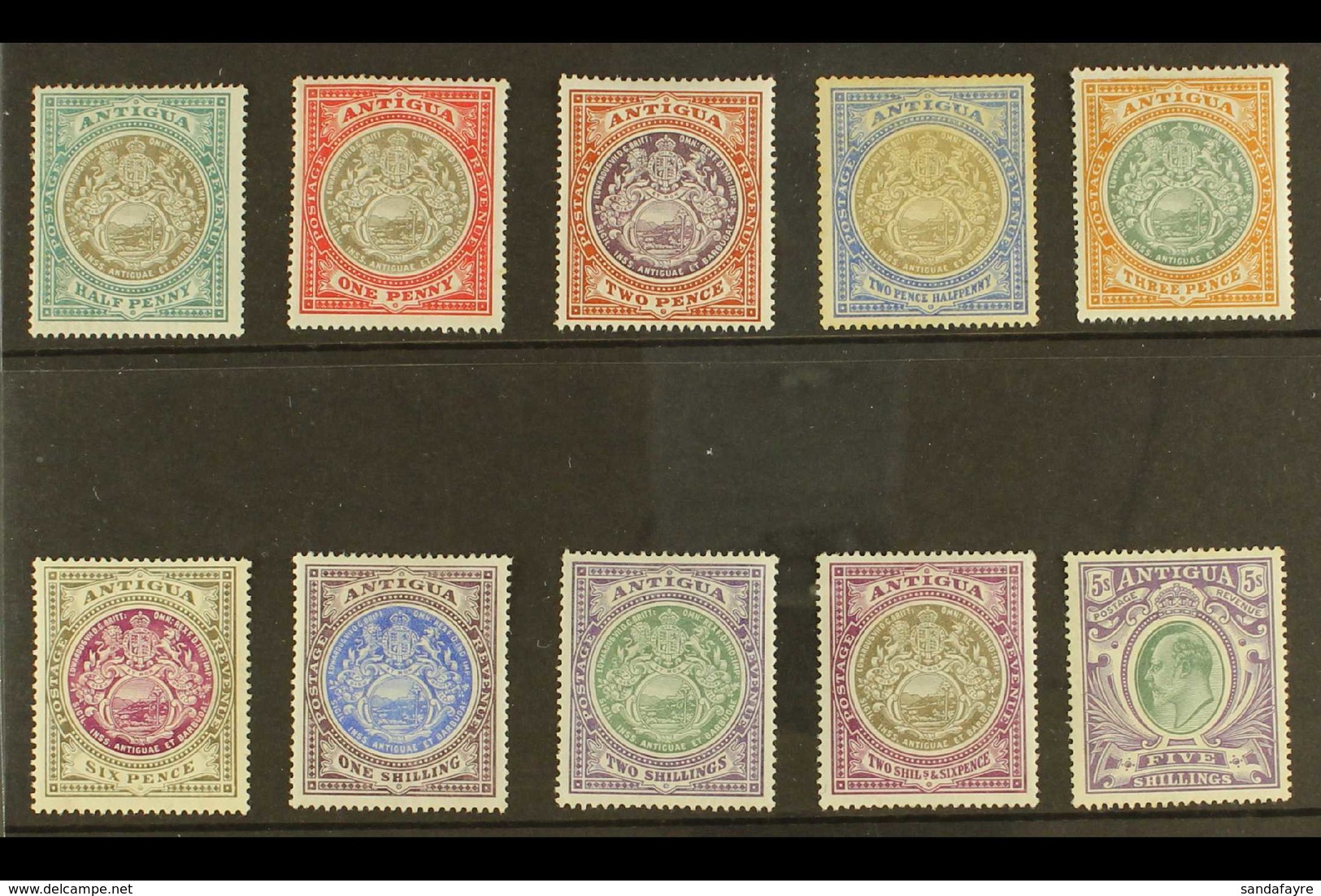 1903-07 (wmk Crown CC) Complete Set, SG 31/40, Very Fine Mint. (10 Stamps) For More Images, Please Visit Http://www.sand - Sonstige & Ohne Zuordnung