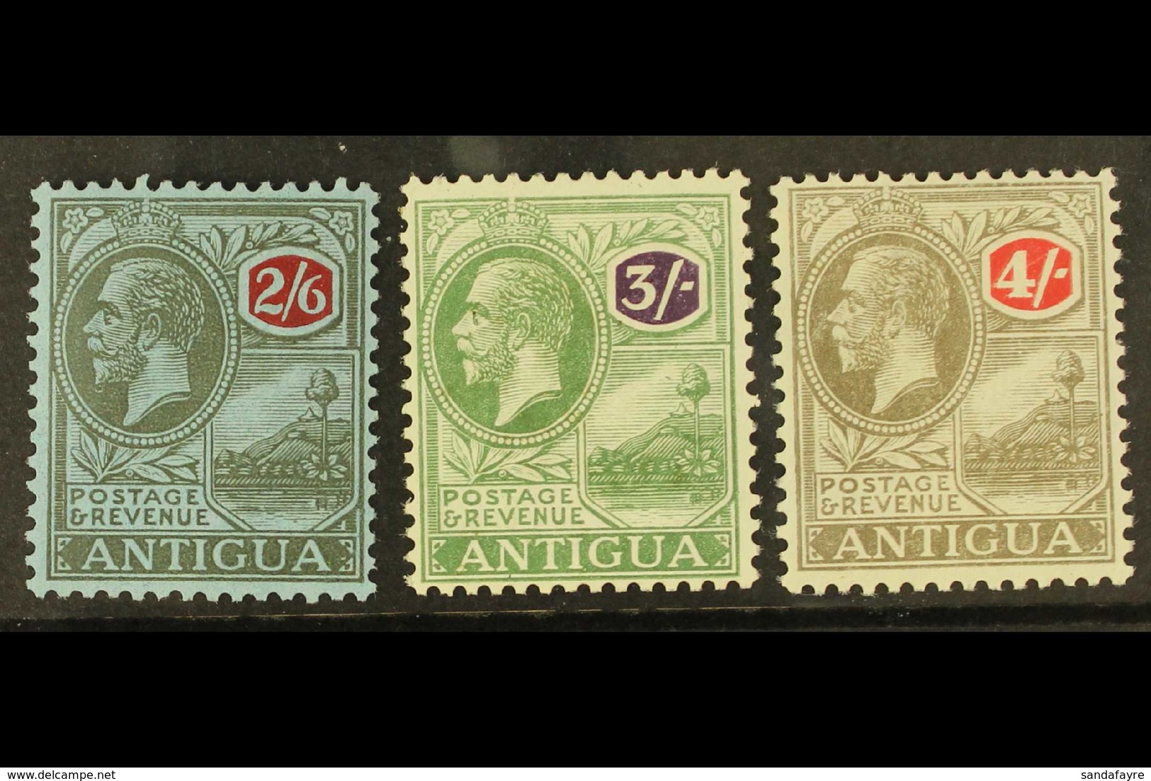 1921-29 2s 6d To 4s SG 78/80, Fine Mint. (3) For More Images, Please Visit Http://www.sandafayre.com/itemdetails.aspx?s= - Other & Unclassified