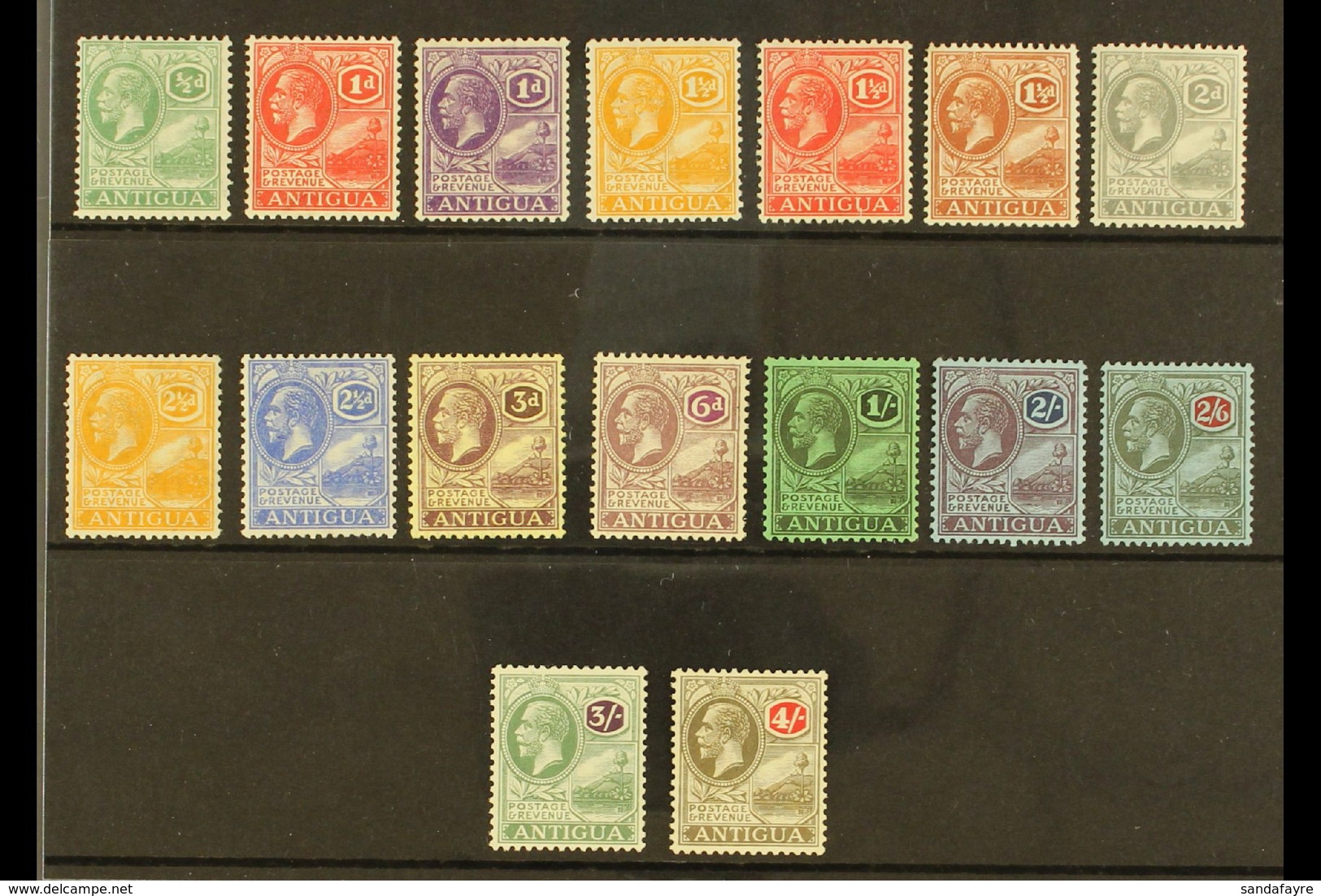 1921-29 Wmk SCA Basic Set, SG 62-80, Very Fine Mint, Very Fresh. The Catalogue Value In The SG Catalogue Is For Basic Se - Andere & Zonder Classificatie