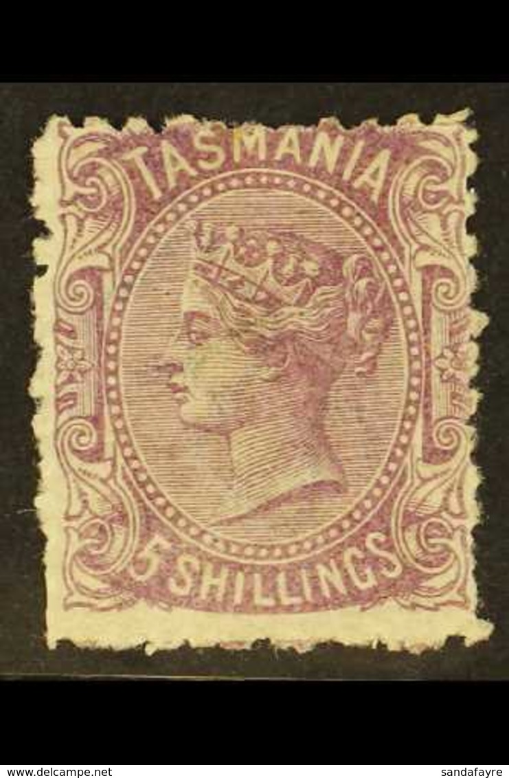 TASMANIA 1875 5s Mauve, Perf 11½, SG 149b, Fine Mint Large Part Og, Couple Of Short Perfs Otherwise Fresh With Bright Co - Sonstige & Ohne Zuordnung