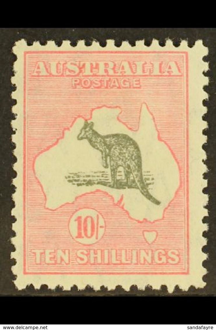1931-36 10s Grey & Pink Roo, SG 136, Fine Mint, Lovely Fresh Colour. For More Images, Please Visit Http://www.sandafayre - Other & Unclassified