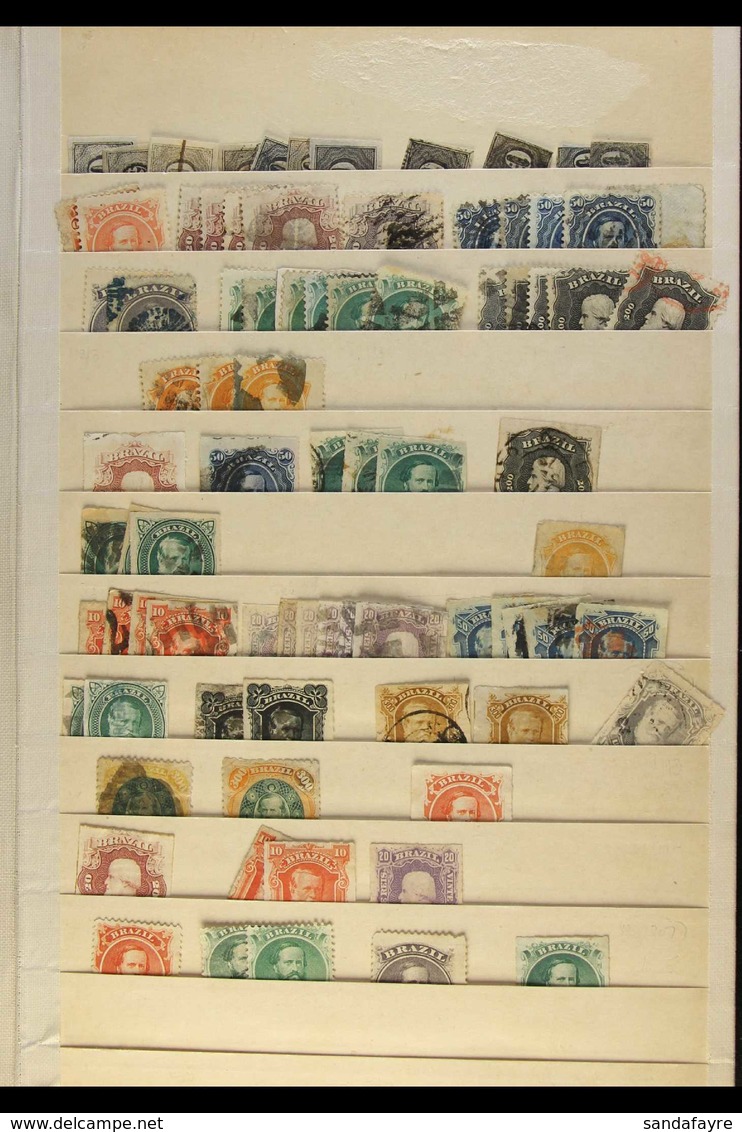 1850's-1970's EXCITING RANGES On Various Pages & Stock Cards, Mint & Used, Inc 1850 To 180r & 300r Used, 1866 Set To 500 - Autres & Non Classés