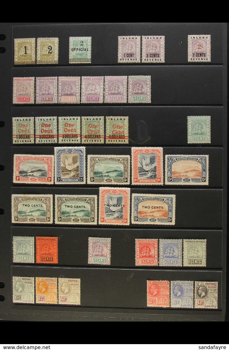 1881-1951 MINT ONLY COLLECTION - CAT £880+ Fresh Range With Many Complete Sets And Better Values Including 1881 To "2" O - Guyane Britannique (...-1966)