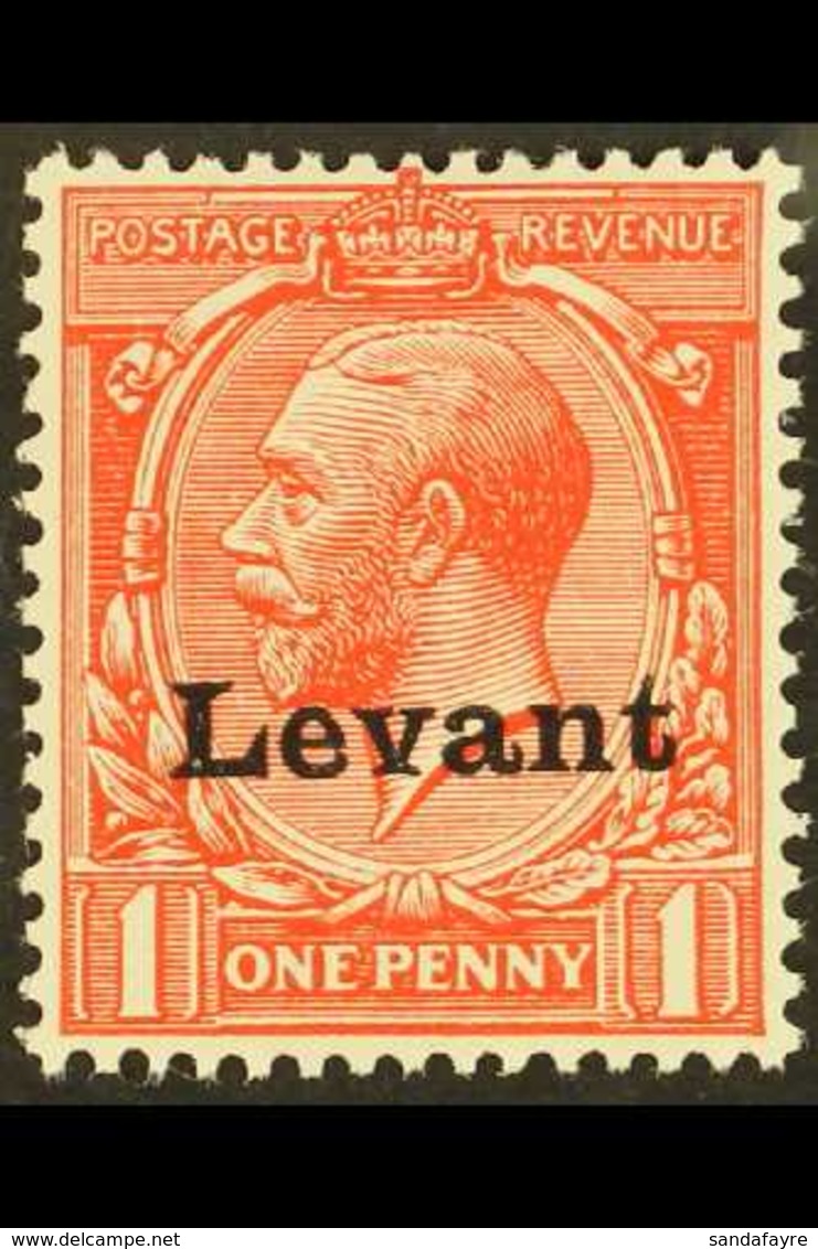 1916 SALONICA 1d Scarlet "Levant" Opt'd, SG S2, Very Fine Mint For More Images, Please Visit Http://www.sandafayre.com/i - Brits-Levant