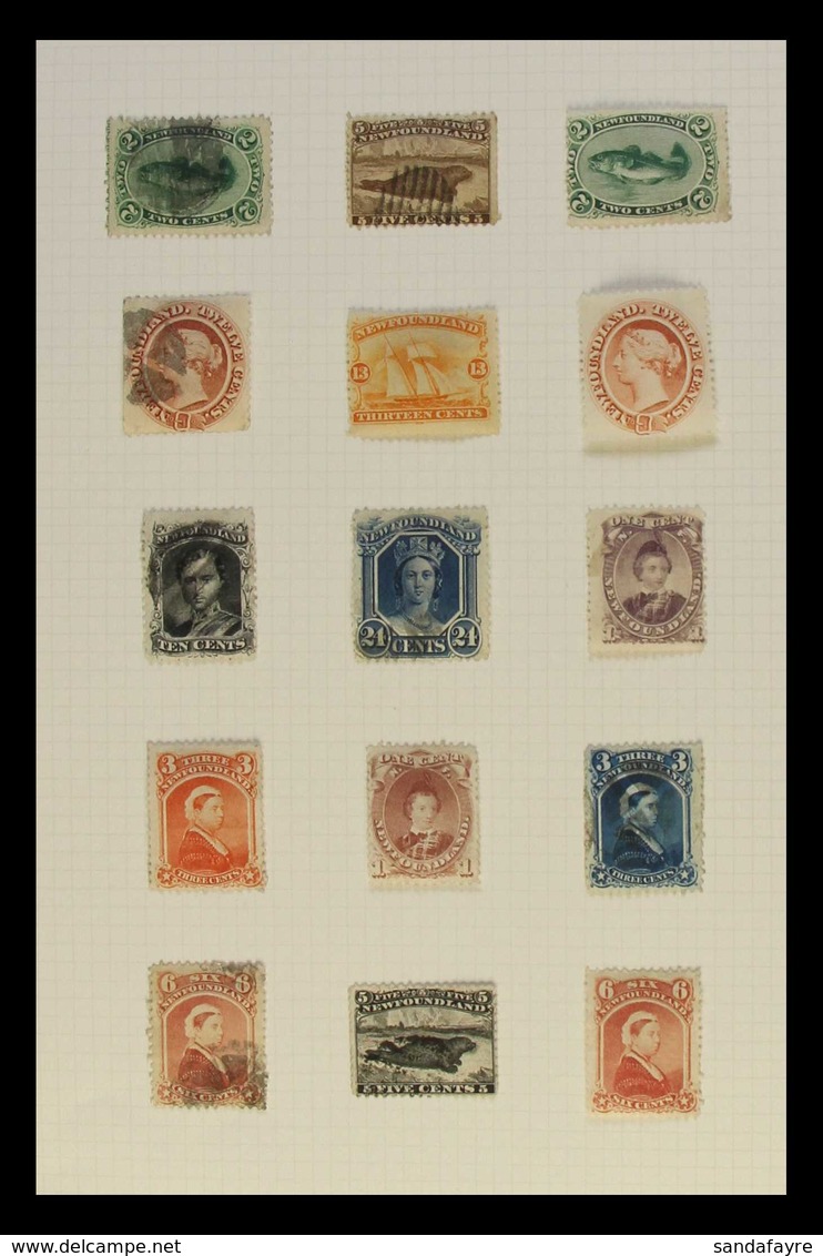 1865 - 1918 VERY FINE MINT AND USED SELECTION Highly Attractive Collection With 1865 2c Yellowish Green Codfish, Used An - Andere & Zonder Classificatie