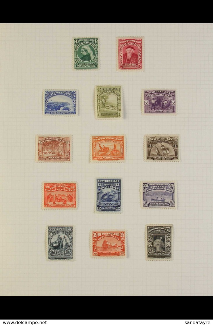 1897 - 1937 BEAUTIFUL FRESH MINT COLLECTION Compete Sets Only With 1897 400th Anniversary Set, 1908 2c Map, 1910 Pictori - Andere & Zonder Classificatie