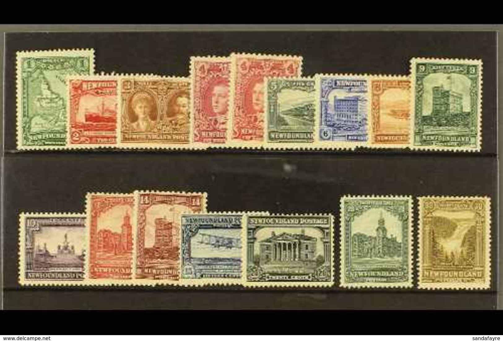 1928-29 Publicity Issue (DLR Printing) Complete Set Incl 4c Both Shades, SG 168/178 Plus 167a, Very Fine Mint. (16 Stamp - Other & Unclassified