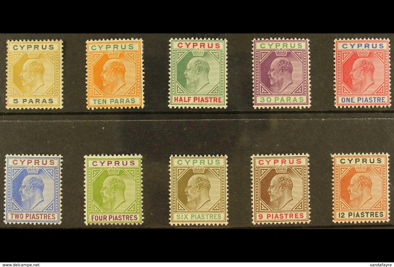 1904-10 KEVII (wmk Mult Crown CA) Set To 12pi, SG 60/69, Very Fine Mint. (10 Stamps) For More Images, Please Visit Http: - Autres & Non Classés