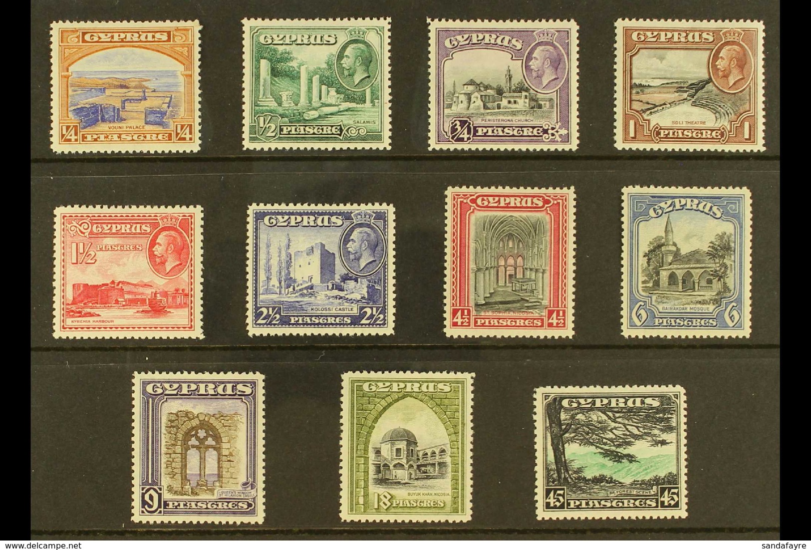 1934 Definitives Complete Set, SG 133/43, Very Fine Mint. Fresh And Attractive! (11 Stamps) For More Images, Please Visi - Other & Unclassified