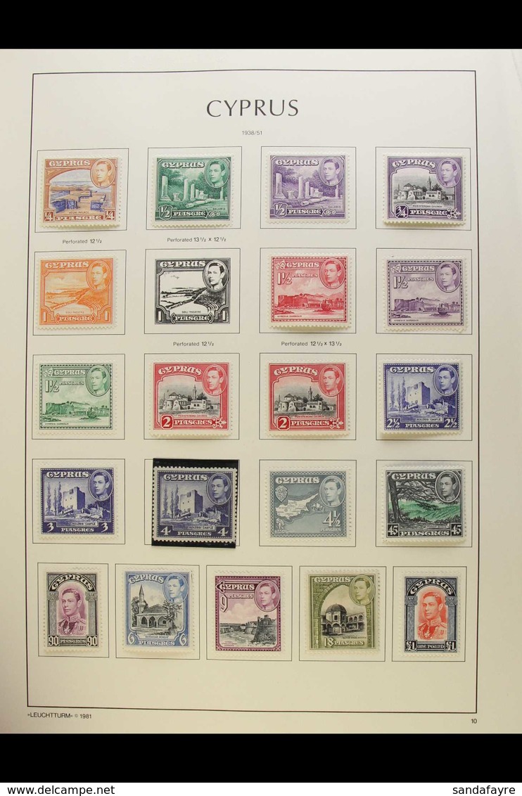 1937-1984 VERY FINE MINT All Different Collection In A "Lighthouse" Album. With A COMPLETE BASIC RUN From 1937 Coronatio - Other & Unclassified