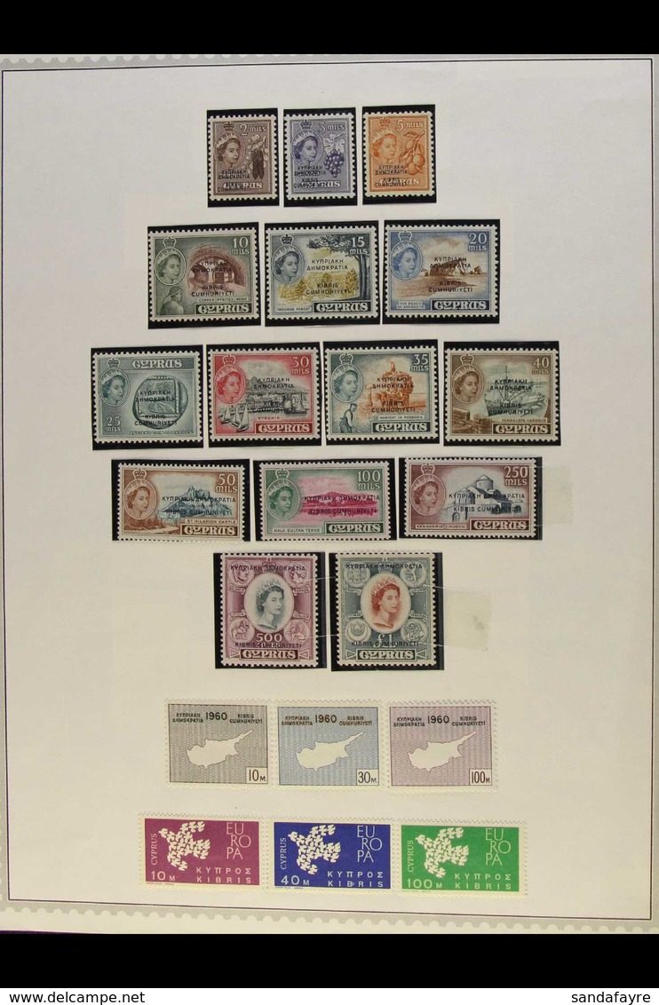 1960-1975 NHM & MINT COLLECTION. An ALL DIFFERENT Collection Of Sets That Includes The 1960-61 Republic Opt'd Complete S - Other & Unclassified