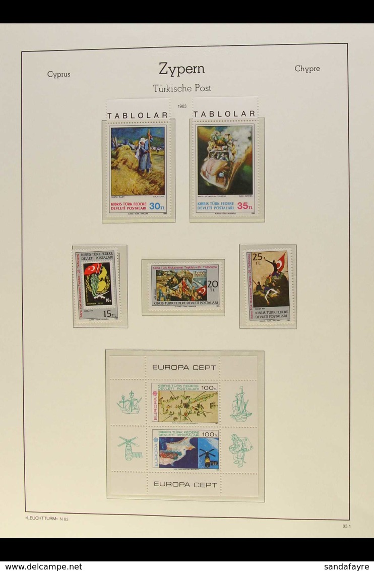 TURKISH CYPRIOT POSTS 1975-1991 SUPERB NEVER HINGED MINT All Different Collection Of Sets And Miniature Sheets, Virtuall - Autres & Non Classés