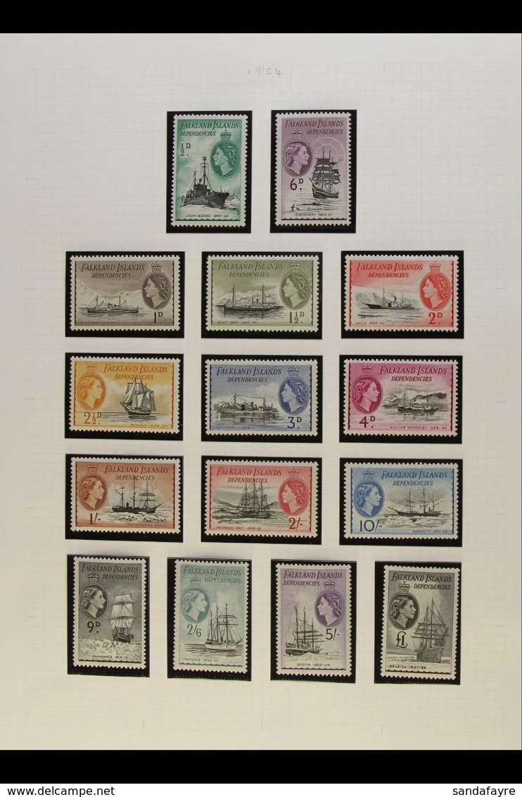 1944-82 VERY FINE MINT COLLECTION An Attractive Collection Which Includes 1944 All Four Overprinted Sets, 1946 "Thick Ma - Falkland