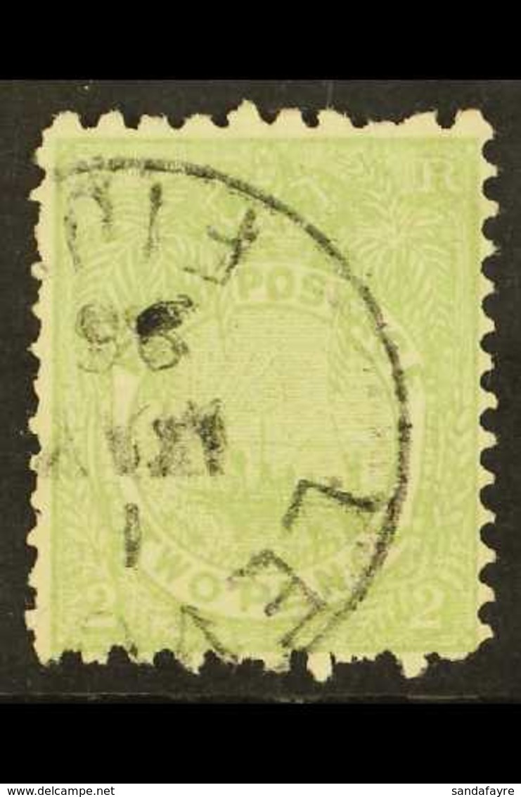 1891-1902 2d Dull Green, Perf 10 X 11¾, SG 94, Fine Used. For More Images, Please Visit Http://www.sandafayre.com/itemde - Fidschi-Inseln (...-1970)