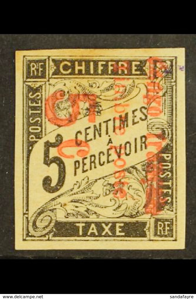 CONGO 1892  5c On 5c Black Postage Due, Yv 8, Mint, Light Gum Toning Otherwise Fine. For More Images, Please Visit Http: - Sonstige & Ohne Zuordnung