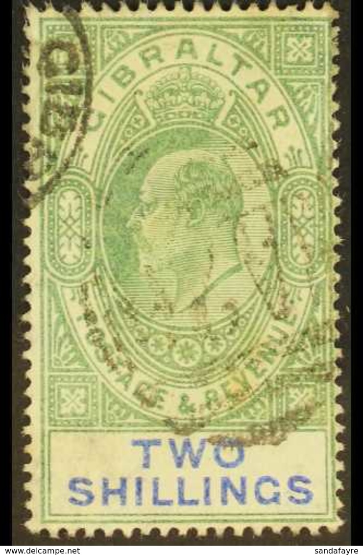 1903 2s Green & Blue, SG 53, Cds Used For More Images, Please Visit Http://www.sandafayre.com/itemdetails.aspx?s=622293  - Gibraltar