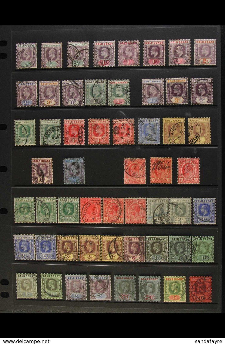 1902-1936  INTERESTING USED COLLECTION Presented On A Series Of Stock Pages With Many Sets & "Better" Values. Includes 1 - Goudkust (...-1957)
