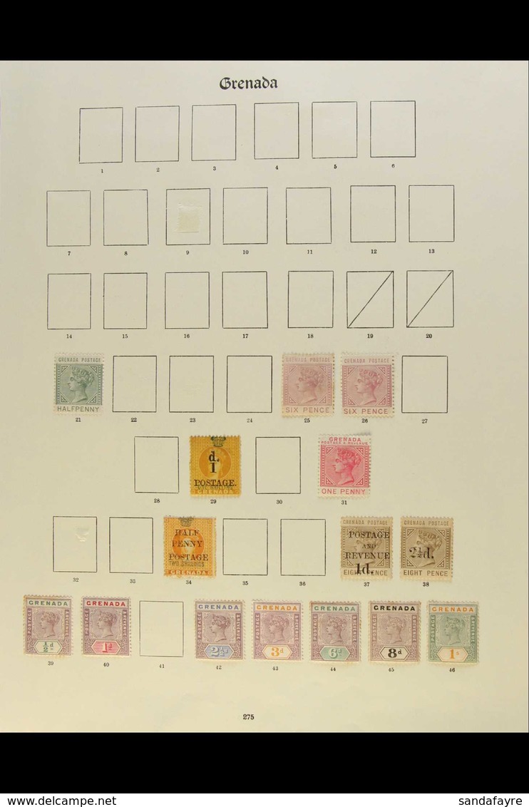 1883-1936 MINT COLLECTION. A Most Useful Range Presented On "Imperial" Printed Pages. Includes A Small QV Selection To 1 - Grenada (...-1974)