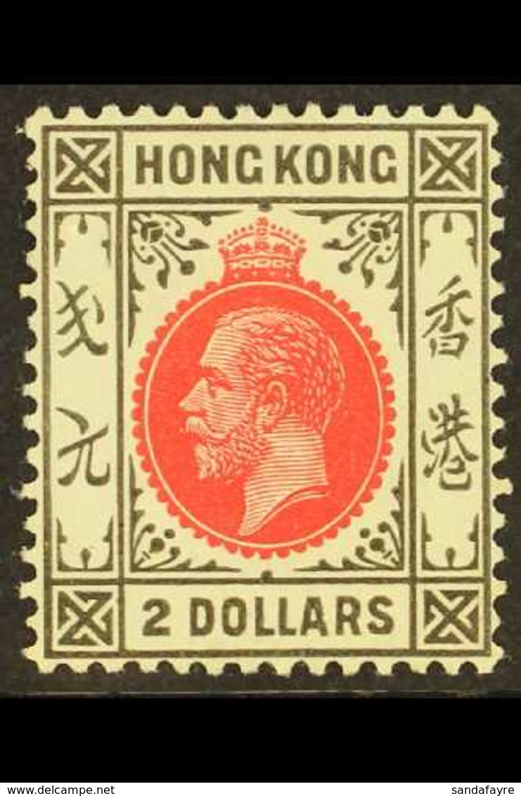 1921 $2 Carmine Red And Grey Black, Wmk Script, SG 130, Very Fine And Fresh Mint. For More Images, Please Visit Http://w - Autres & Non Classés