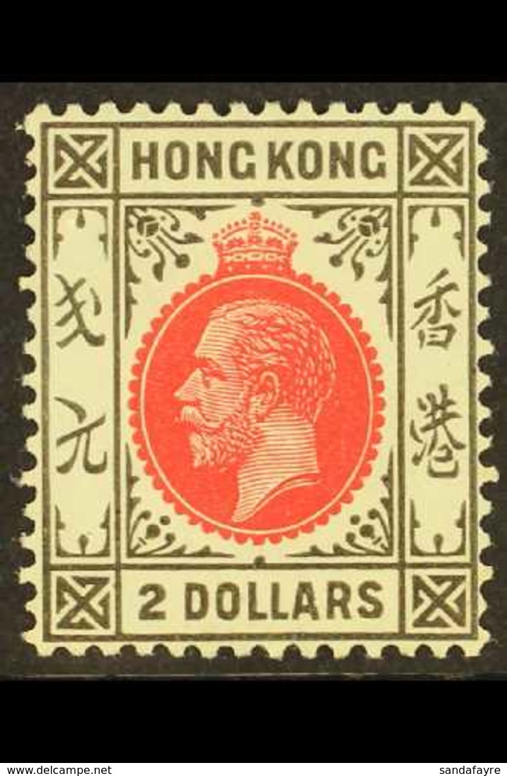 1921 $2 Carmine Red And Grey Black, Wmk Script, SG 130, Very Fine And Fresh Mint. For More Images, Please Visit Http://w - Other & Unclassified