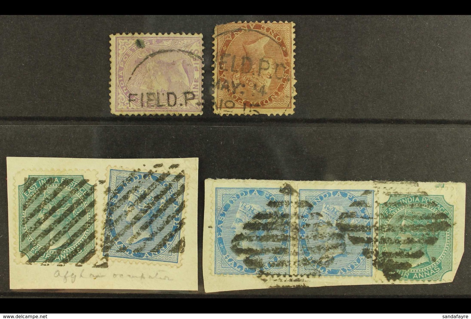 1878-1880 AFGHAN WAR POSTMARK GROUP A Selection Of Cancels On QV Issues Bearing Second Afghan War Cancels. Includes Two  - Other & Unclassified