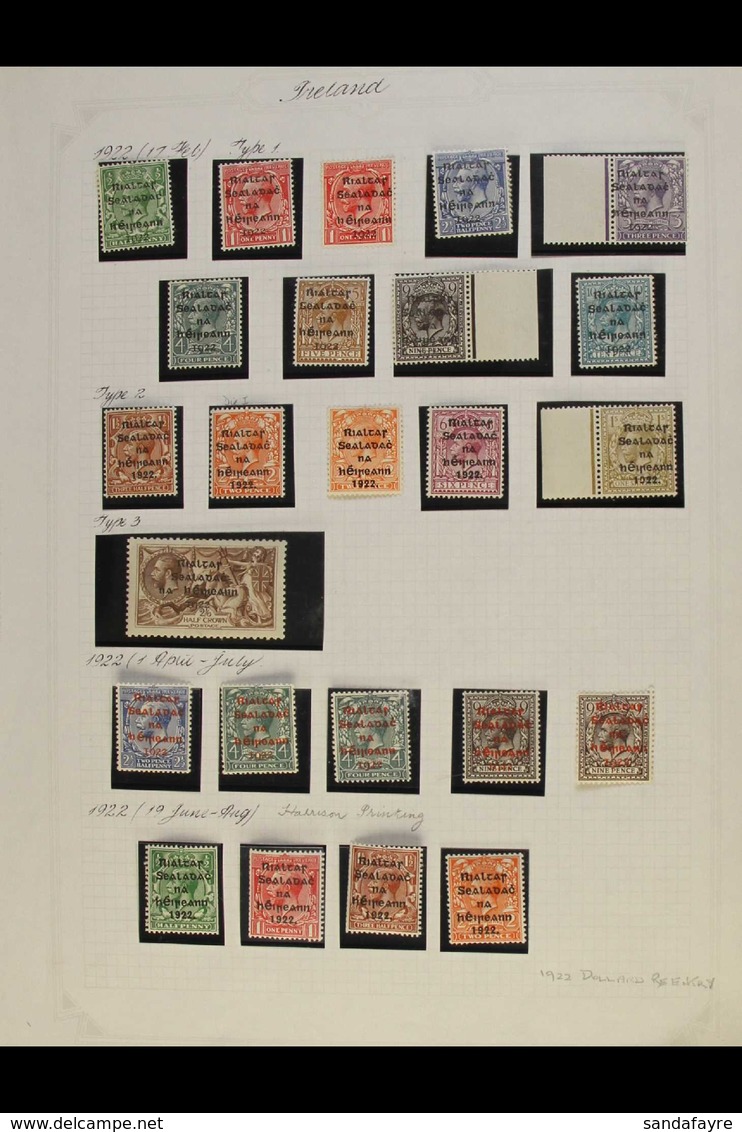1922-1961 DELIGHTFUL MINT COLLECTION In Generally Fine/very Fine Condition Including Much Never Hinged. With 1922 (Feb-J - Andere & Zonder Classificatie