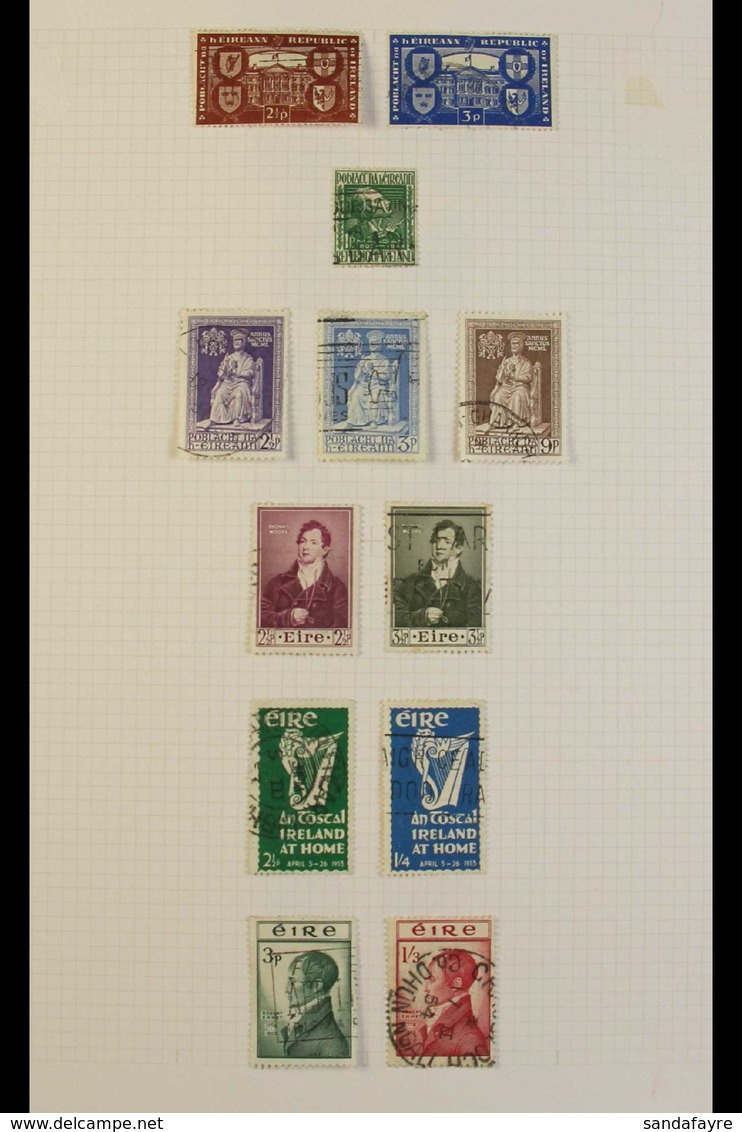 1922-1972 FINE USED COLLECTION With A COMPLETE RUN OF COMMEMORATIVES From 1929 Catholic Emancipation Right Through To 19 - Otros & Sin Clasificación