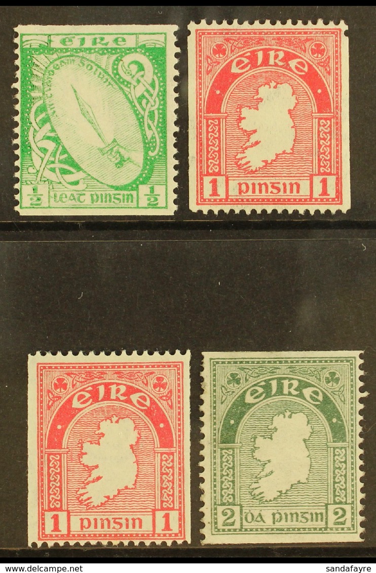 1933-34 COIL STAMPS ½d, 1d (2, One Single Perf), And 2d Imperf X Perf 14, SG 71a, 72b/c, 74a, Fine Mint. (4) For More Im - Autres & Non Classés