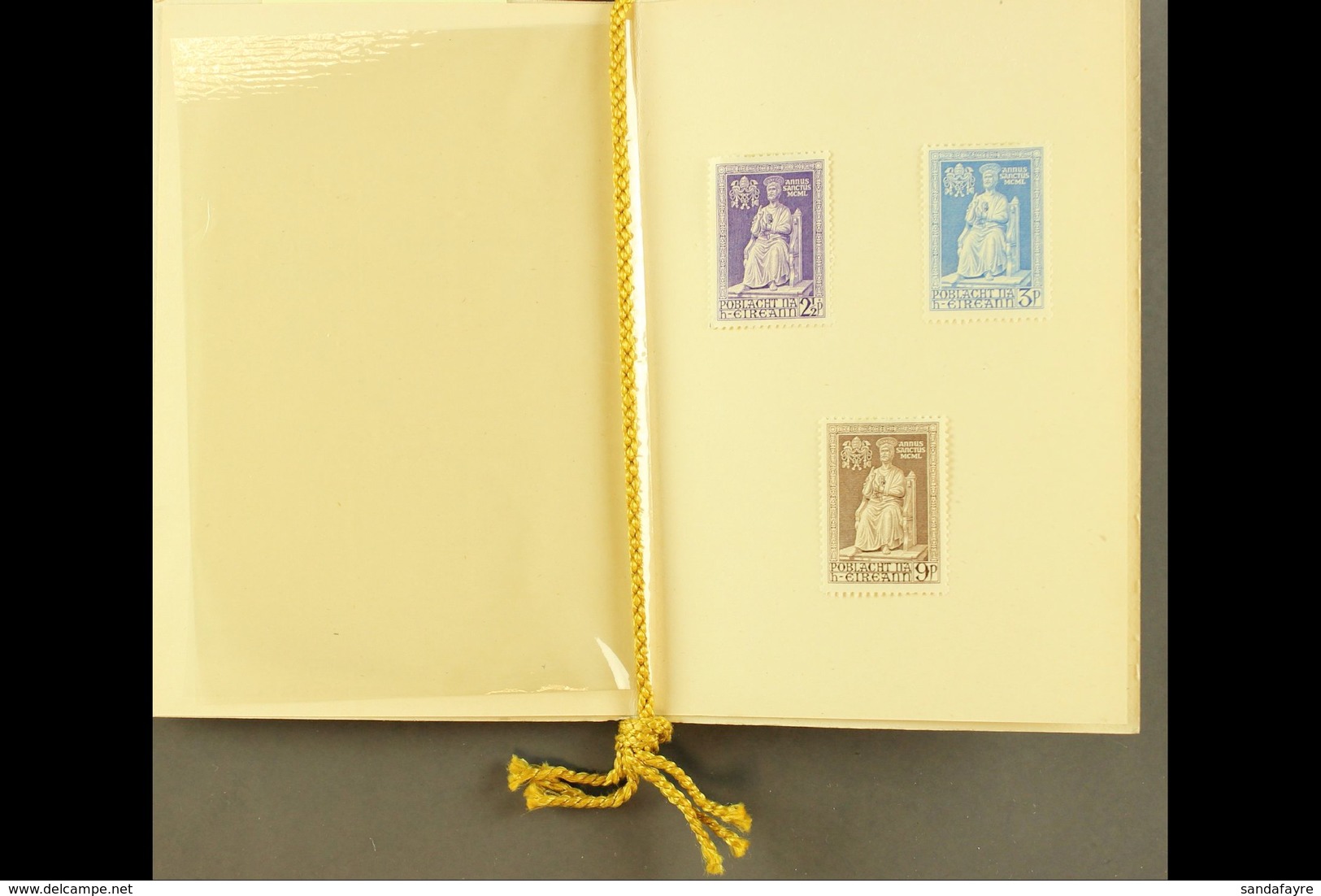 1950 Holy Year Set (SG 149/51) Mint In Special Presentation Folder. For More Images, Please Visit Http://www.sandafayre. - Other & Unclassified