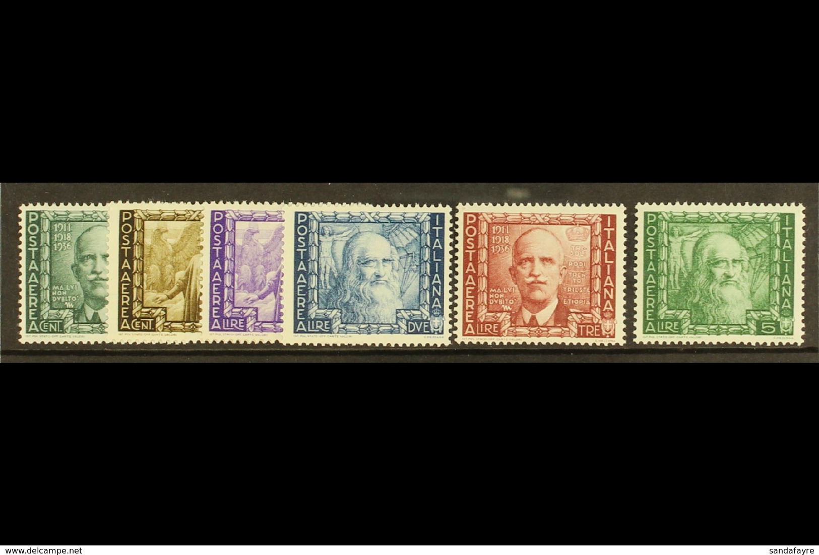 1938 Proclamation Of Empire Air Set, Sass S1520, Superb NHM. Cat €150 (£115) (6 Stamps) For More Images, Please Visit Ht - Zonder Classificatie