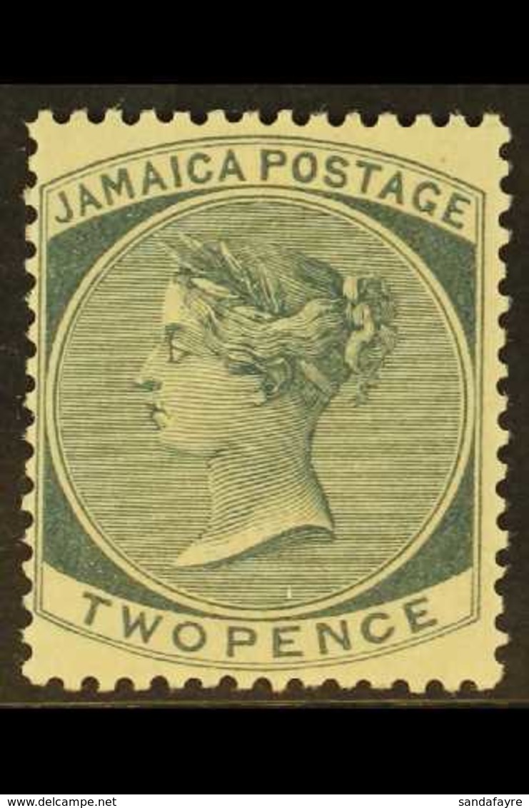 1883-97 2d Slate, SG 20a, Fine Never Hinged Mint. For More Images, Please Visit Http://www.sandafayre.com/itemdetails.as - Jamaica (...-1961)
