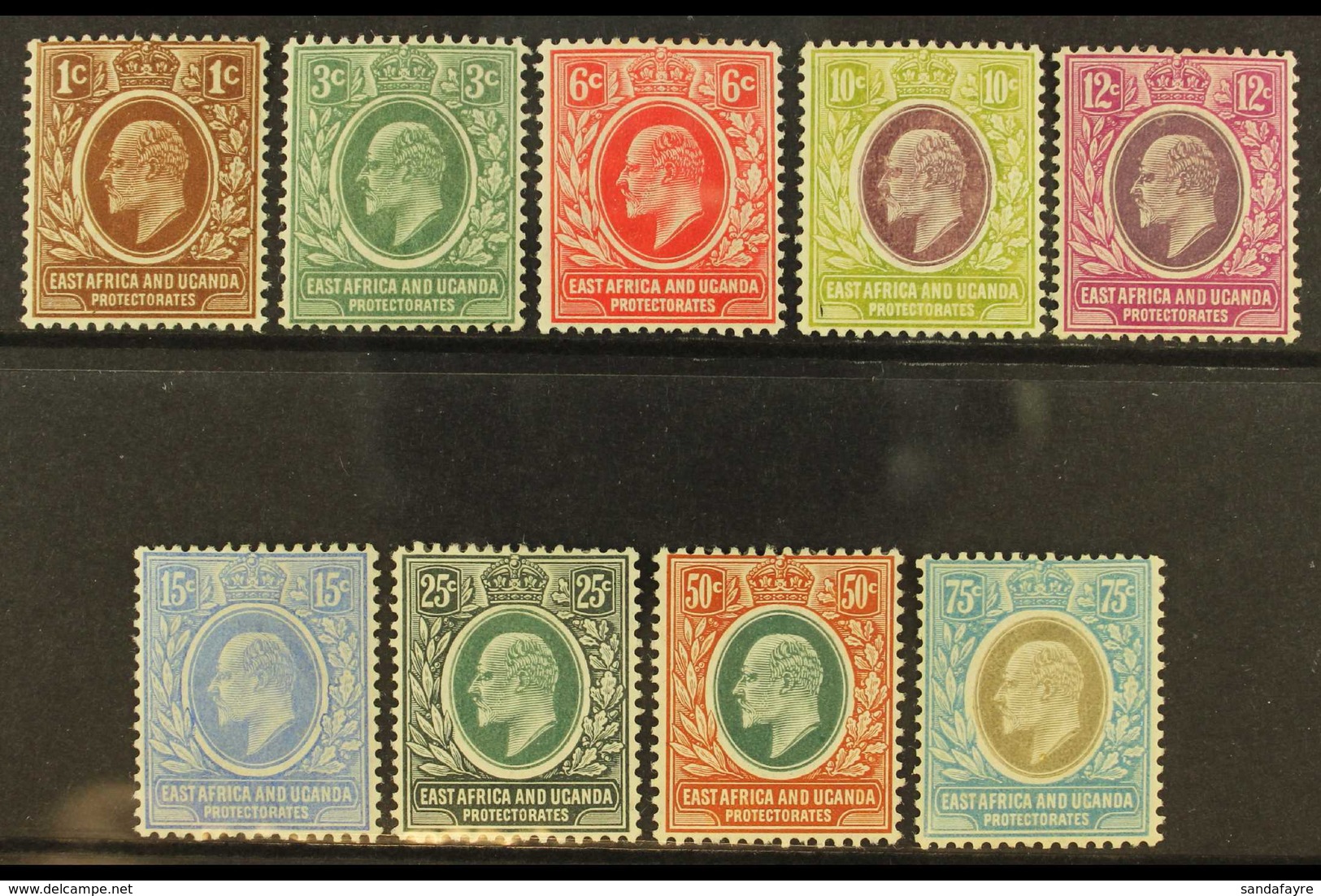 1907-08 Complete Definitive Set, SG 34/42, Fine Mint. (9 Stamps) For More Images, Please Visit Http://www.sandafayre.com - Vide